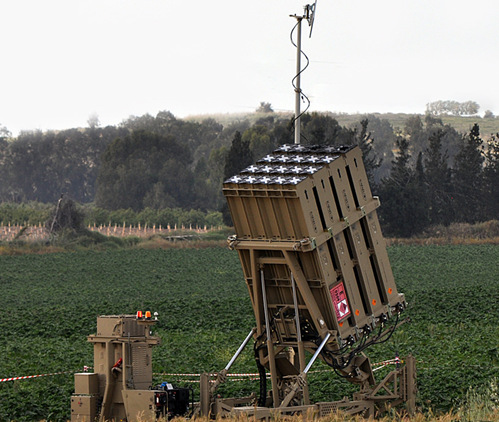 资料图:以色列"铁穹"防空系统.