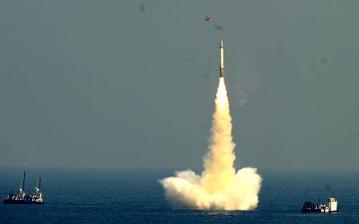 印度k-4潜射导弹拟9月首次发射 射程3500千米(图)