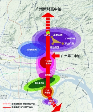 第三中轴,广州未来10年城市发展"命脉"