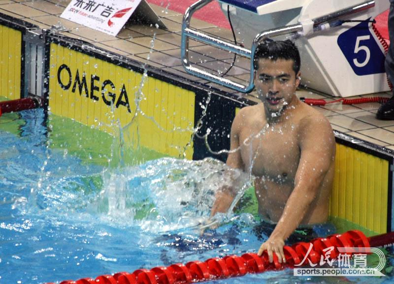 组图:男子200米蝶泳 老将吴鹏实现全运会四连冠