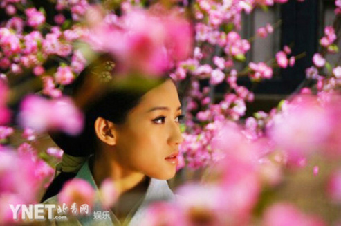 苏青唯美出镜楚楚动人(组图); 苏青桃花眼惊鸿一瞥;; 饰刘病已;@苏青