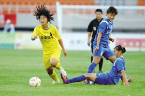 江苏小女足蝉联全运会冠军。