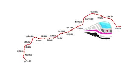 地铁4号线设21个站点(图)