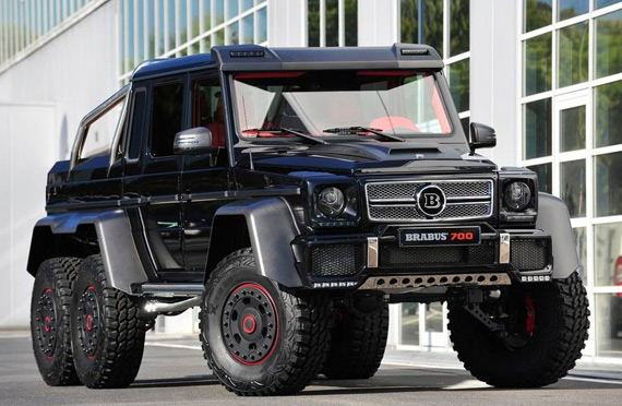 大块头来袭 巴博斯b63s-700 6x6硬派越野