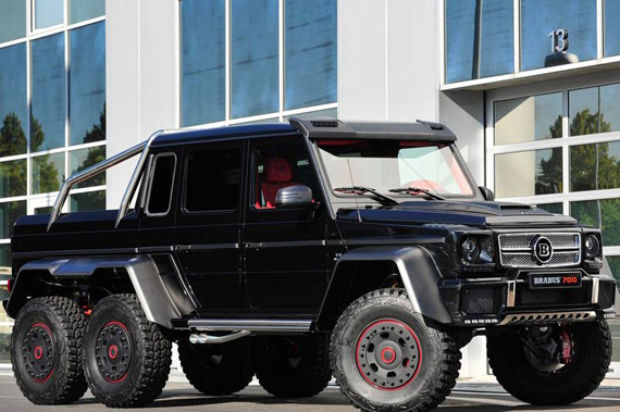 大块头来袭 巴博斯b63s-700 6x6硬派越野