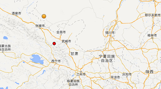 甘肃肃南与青海门源两县交界发生5.1级地震(图)图片