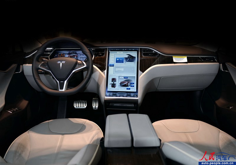 汽车里的苹果 纯电动车特斯拉Model S(组图)