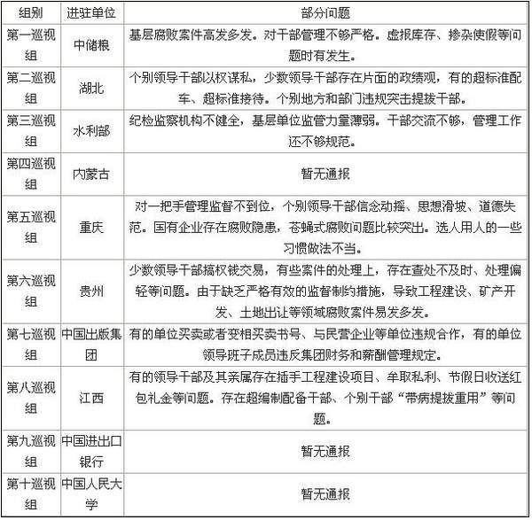 中央巡视组向重庆市反馈情况:个别领导道德失