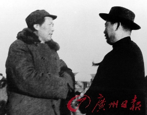 毛泽东对傅作义说:我们是姑舅亲戚,难舍难分(图