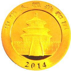 1/20盎司圆形普制金质纪念币正面图案