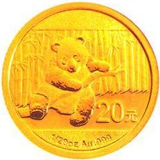 1/20盎司圆形普制金质纪念币背面图案