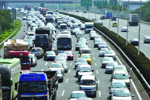 首日高速流量近百万 苏州全警备战长假车流量