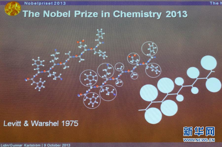 三名美国科学家分享2013年诺贝尔化学奖(组图
