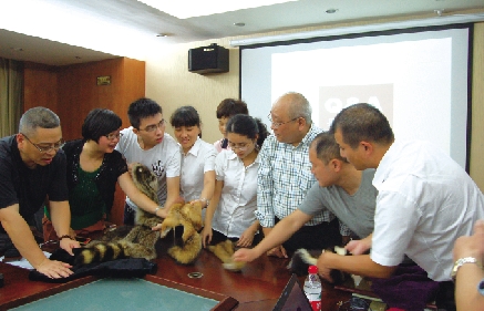 市场管理人员学习裘皮知识(图)