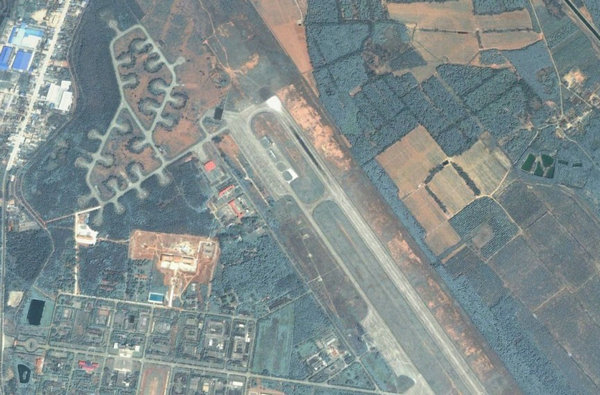 资料图:谷歌地图显示海航部队机场.