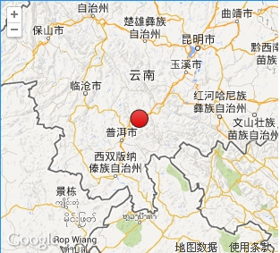 据地震台网播报,10月15日17时22分25秒,在云南省普洱市墨江哈尼族
