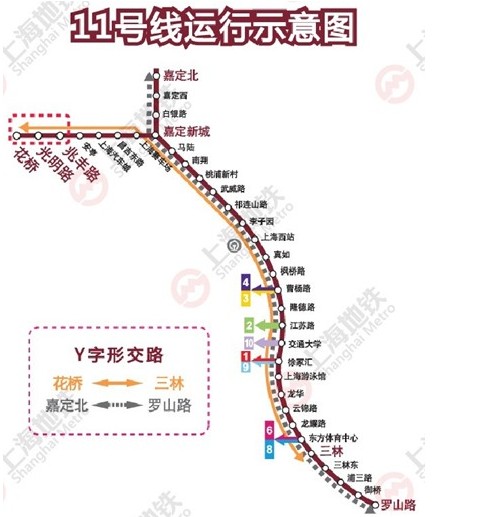 11号地铁线路图