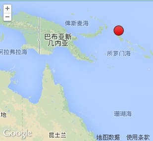所罗门群岛发生6.8级地震(图)