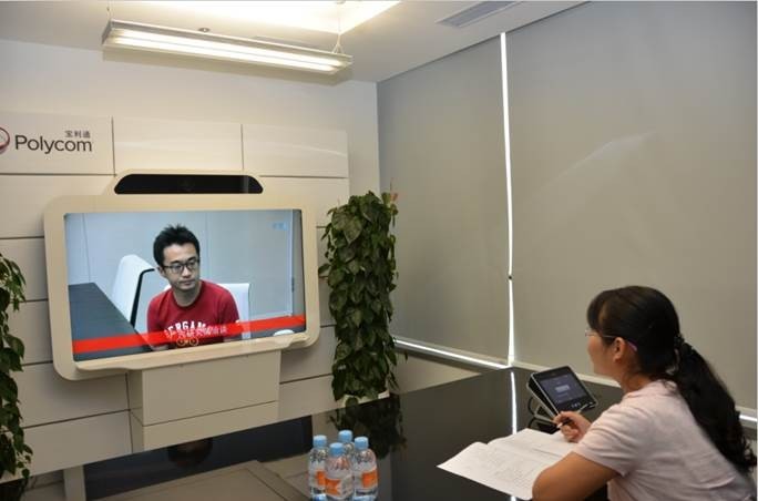 Polycom助力全国首个海外远程视频招聘会成功