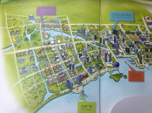 吴中太湖新城四大亮点工程规划图图片