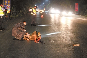 华坪交警雨夜速破肇事逃逸案(图)