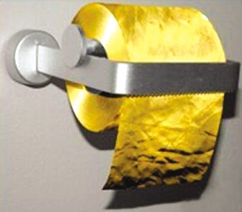 澳洲公司推黄金厕纸每卷137万美元(图)