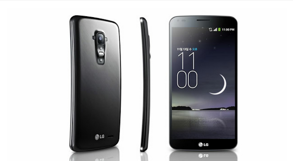 LG曲面手机G Flex亮相11月韩国开售(图)