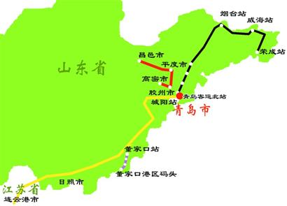 莱西信息港 莱西新闻 03 正文 7 青岛铁路北客站年底通车,海青