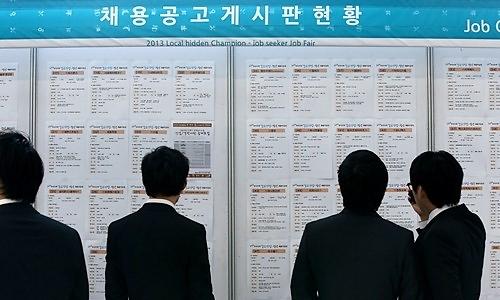 韩国机关单位半数不招年轻人 雇佣率不足3%未
