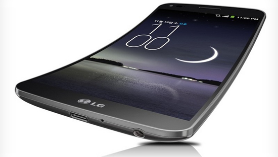 LG发布弯曲屏手机G Flex 可修复刮痕(图)