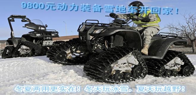 动力装备沙滩车变身雪地车 冬夏两用车价钱更实惠(组图)