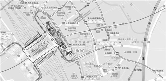 新增公共设施 杭州东站西广场春节前启用(图)