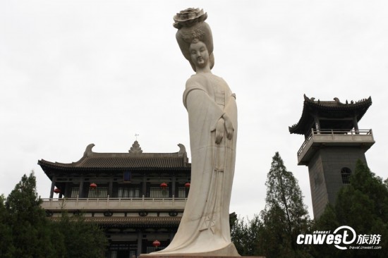 杨贵妃雕像.图片来源:西部网