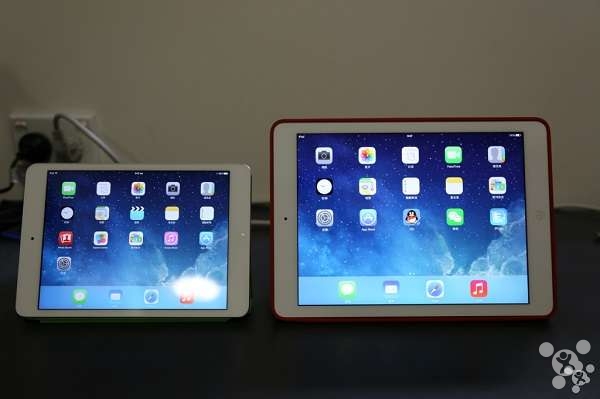 锋友晒新机: Retina iPad mini vs. iPad Air(组图
