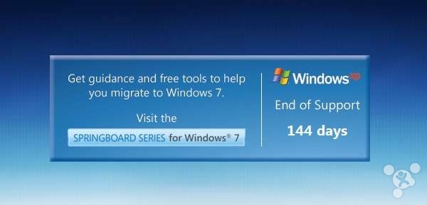 微软发布 Windows XP 死亡倒计时工具(图)