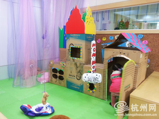 创意环保打造孩子的"秘密基地"(图)