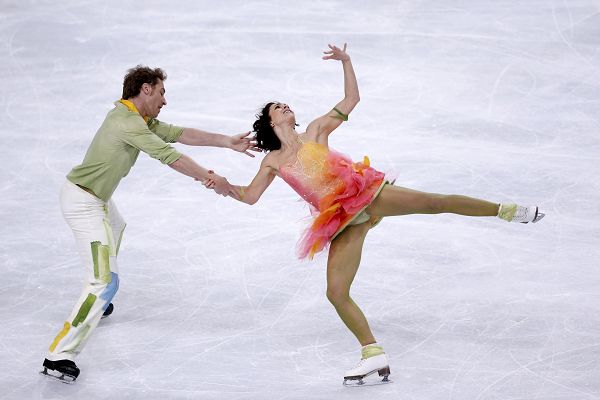 图文:花滑法国站冰舞自由舞 别样色彩