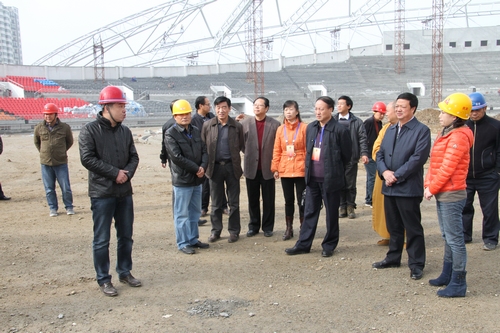陕西省人大代表调研市区城市基础设施建设工作