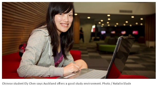 新西兰国际留学生数量增长 中国学生占总数31