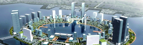 未来十年,以cbd以北龙湖区域为的东区组团,将是郑州市济发展的