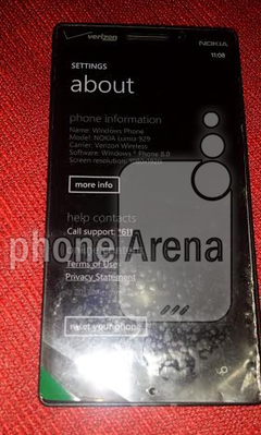 黑色诺基亚Lumia929真机+拍照样张曝光 