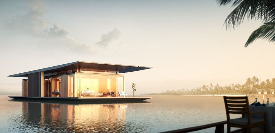新加坡建筑师打造水上全景漂浮屋(高清组图)