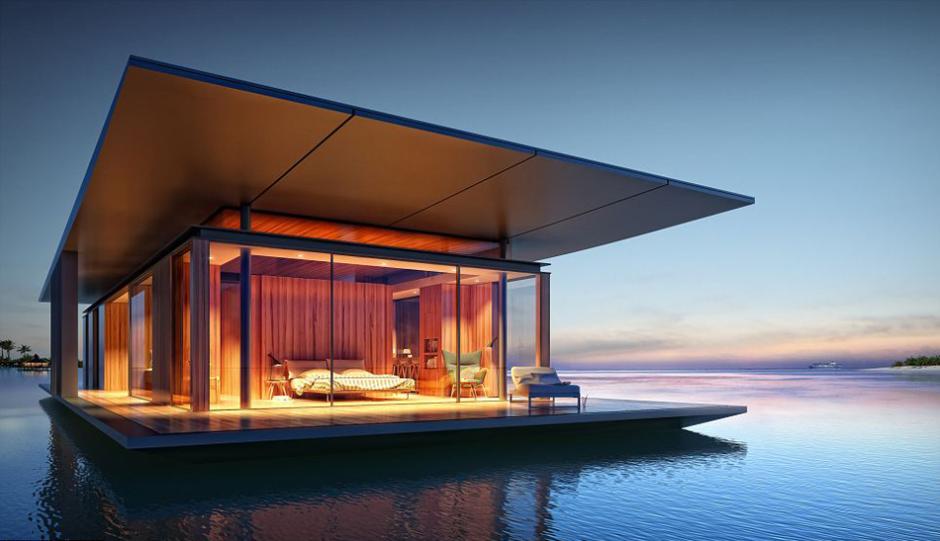 新加坡建筑师打造水上全景漂浮屋 特别的居住