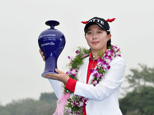 中国女子公开赛八年 中国选手屡创佳绩(组图)