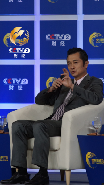 图为山东高速集团董事长、党委书记孙亮。(图片来源:央视财经)