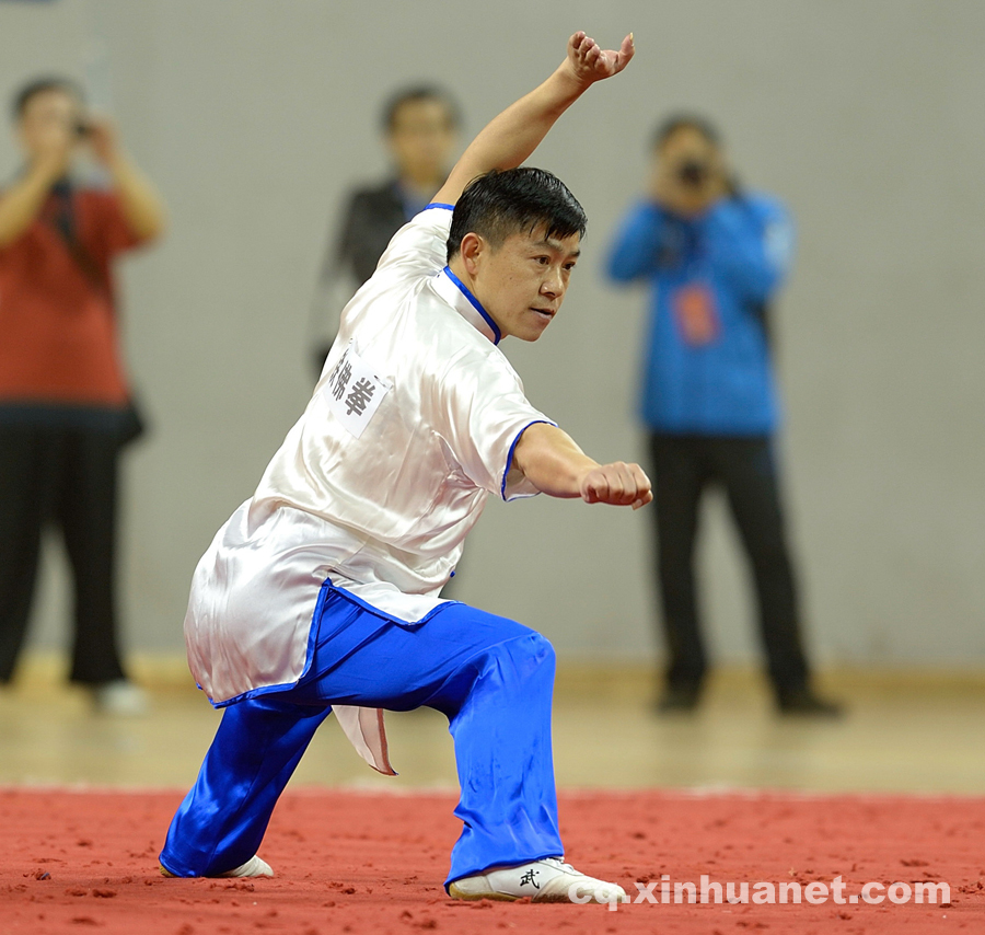 八极拳现在风靡日本,这位选手是位日本人,专程来学八极拳 本版照片均