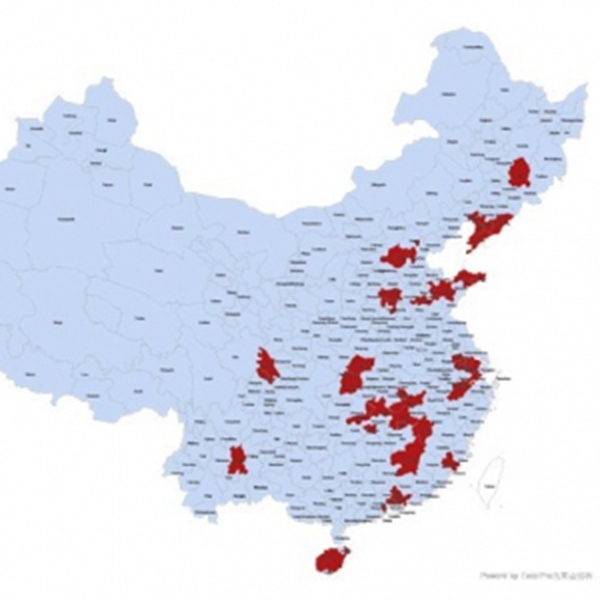 中国城市新分级摈弃GDP单一指标 诞生15座新