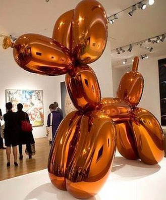 气球狗(橙色)》(balloon dog [orange])——杰夫·库恩斯(jeff koons)