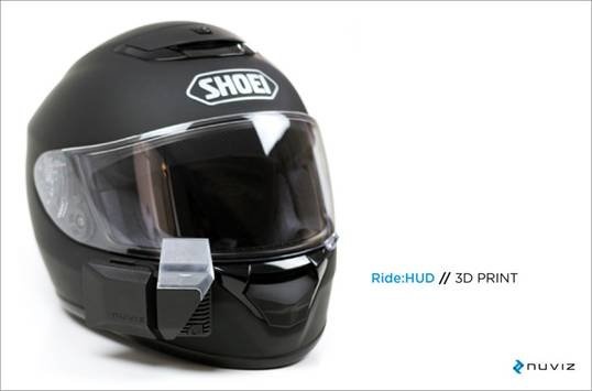 智能摩托车头盔问世 配平视显示器售价2910元