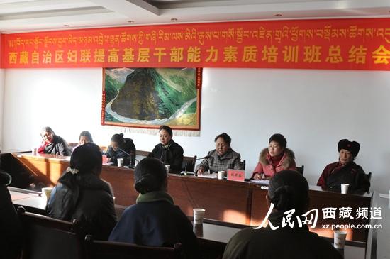 西藏妇联召开提高基层干部能力素质培训总结会